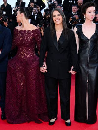 IPA84797656 - Cannes, 79th Cannes Film Festival 2026, Evening 6. Red Carpet film Garance. Pictured: Adele Exarchopoulos, Jeanne Herry, Sara Giraudeau  Copyright: xTerenghi Ipa-Agency.netx xPoolxPhotoxEventsx07x 84797656