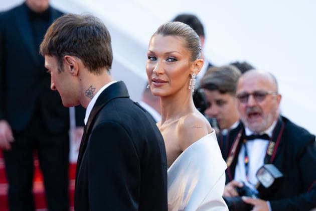 Cannes Garance Red Carpet LZ Anwar Hadid and Bella Hadid attending the Garance red carpet during the 79th Cannes Film Festival in Cannes, France on May 17, 2026. Photo by Laurent Zabulon ABACAPRESS.COM  Copyright: xZabulonxLaurentx