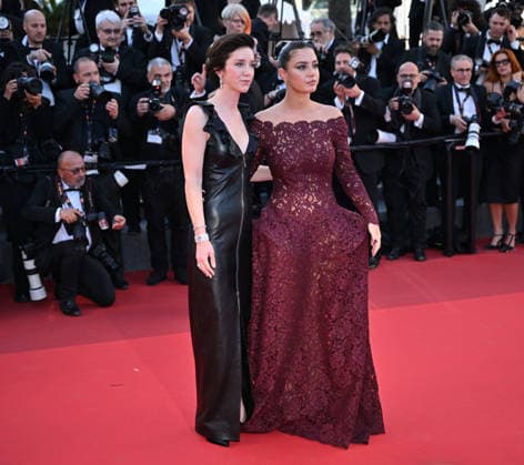 79th Cannes Film Festival: Garance (Another Day) screening CANNES, FRANCE - MAY 17: French actress Sara Giraudeau (L) and French actress Adele Exarchopoulos (R) arrive for the screening of the film Garance (Another Day) at the 79th edition of the Cannes Film Festival in Cannes, France on May 17, 2026. Mustafa Yalcin Anadolu Cannes France. Editorial use only. Please get in touch for any other usage.  Copyright: x2026xAnadoluxMustafaxYalcinx