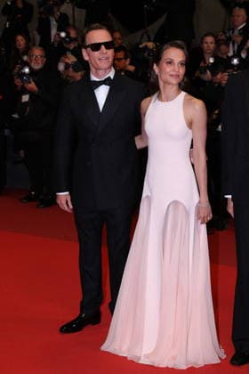 Cannes - Hope Red Carpet Michael Fassbender and Alicia Vikander attend the Hope screening on the red carpet during the 79th annual Cannes Film Festival at Palais des Festivals on May 17, 2026 in Cannes, France. Photo by Jerome Domine ABACAPRESS.COM Cannes France  Copyright: xDominexJerome ABACAx
