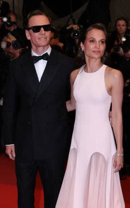 Cannes - Hope Red Carpet Michael Fassbender and Alicia Vikander attend the Hope screening on the red carpet during the 79th annual Cannes Film Festival at Palais des Festivals on May 17, 2026 in Cannes, France. Photo by Jerome Domine ABACAPRESS.COM Cannes France  Copyright: xDominexJerome ABACAx