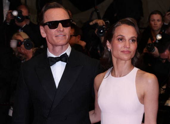 Cannes - Hope Red Carpet Michael Fassbender and Alicia Vikander attend the Hope screening on the red carpet during the 79th annual Cannes Film Festival at Palais des Festivals on May 17, 2026 in Cannes, France. Photo by Jerome Domine ABACAPRESS.COM Cannes France  Copyright: xDominexJerome ABACAx