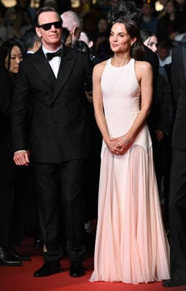 German- Irish actor Michael Fassbender and Swedish actress Alicia Vikander attend the premiere of Hope at the 79th Cannes Film Festival in Cannes, France on Sunday, May 17, 2026.  CAN20260517182 RUNExHELLESTAD