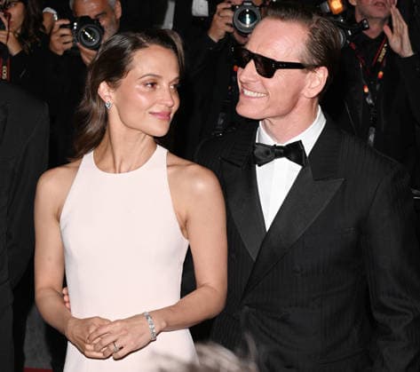 German- Irish actor Michael Fassbender and Swedish actress Alicia Vikander attend the premiere of Hope at the 79th Cannes Film Festival in Cannes, France on Sunday, May 17, 2026.  CAN20260517184 RUNExHELLESTAD