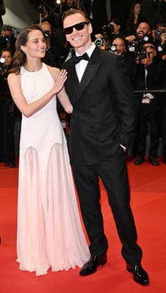 German- Irish actor Michael Fassbender and Swedish actress Alicia Vikander attend the premiere of Hope at the 79th Cannes Film Festival in Cannes, France on Sunday, May 17, 2026.  CAN20260517185 RUNExHELLESTAD