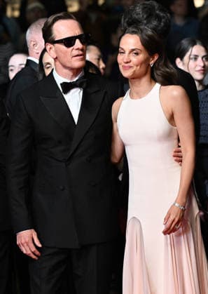 German- Irish actor Michael Fassbender and Swedish actress Alicia Vikander attend the premiere of Hope at the 79th Cannes Film Festival in Cannes, France on Sunday, May 17, 2026.  CAN20260517190a RUNExHELLESTAD