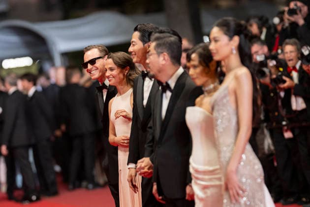 Cannes Hope Red Carpet EB Michael Fassbender and Alicia Vikander attend the Hope screening during the 79th annual Cannes Film Festival at Palais des Festivals on May 17, 2026 in Cannes, France. Photo by Eliot Blondet ABACAPRESS.COM Cannes France France  Copyright: xBlondetxEliot ABACAx