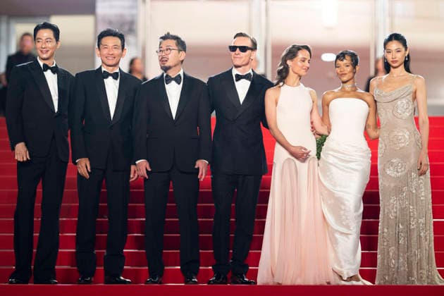 Cannes Hope Red Carpet EB Michael Fassbender, Alicia Vikander, Go Soo, Hwang Jeong-min, Na Hong-jin, Taylor Russell and Hoyeon attend the Hope screening during the 79th annual Cannes Film Festival at Palais des Festivals on May 17, 2026 in Cannes, France. Photo by Eliot Blondet ABACAPRESS.COM Cannes France France  Copyright: xBlondetxEliot ABACAx