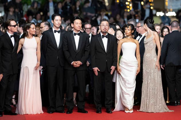 Cannes Hope Red Carpet EB Michael Fassbender, Alicia Vikander, Go Soo, Hwang Jeong-min, Na Hong-jin, Taylor Russell and Hoyeon attend the Hope screening during the 79th annual Cannes Film Festival at Palais des Festivals on May 17, 2026 in Cannes, France. Photo by Eliot Blondet ABACAPRESS.COM Cannes France France  Copyright: xBlondetxEliot ABACAx