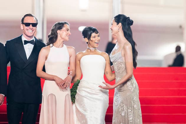 Cannes Hope Red Carpet EB Michael Fassbender, Alicia Vikander, Taylor Russell and Hoyeon Jung attend the Hope screening during the 79th annual Cannes Film Festival at Palais des Festivals on May 17, 2026 in Cannes, France. Photo by Eliot Blondet ABACAPRESS.COM Cannes France France  Copyright: xBlondetxEliot ABACAx