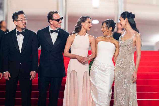 Cannes Hope Red Carpet EB Michael Fassbender, Alicia Vikander, Taylor Russell and Hoyeon Jung attend the Hope screening during the 79th annual Cannes Film Festival at Palais des Festivals on May 17, 2026 in Cannes, France. Photo by Eliot Blondet ABACAPRESS.COM Cannes France France  Copyright: xBlondetxEliot ABACAx
