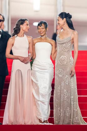 Cannes Hope Red Carpet EB Michael Fassbender, Alicia Vikander, Taylor Russell and Hoyeon Jung attend the Hope screening during the 79th annual Cannes Film Festival at Palais des Festivals on May 17, 2026 in Cannes, France. Photo by Eliot Blondet ABACAPRESS.COM Cannes France France  Copyright: xBlondetxEliot ABACAx