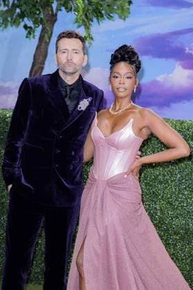 Rivals Season 2 World Premiere David Tennant and Nafessa Williams attend the Hulu Disney+ Rivals Season 2 World Premiere, at the BFI IMAX cinema in London. 13th May 2026.  Copyright: xAndrewxSimsx NINTCHDBPICT001081676967