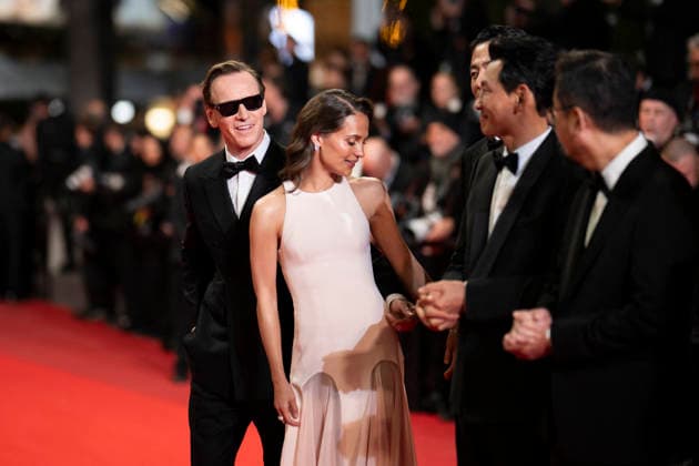 Cannes Hope Red Carpet EB Michael Fassbender and Alicia Vikander attend the Hope screening during the 79th annual Cannes Film Festival at Palais des Festivals on May 17, 2026 in Cannes, France. Photo by Eliot Blondet ABACAPRESS.COM Cannes France France  Copyright: xBlondetxEliot ABACAx