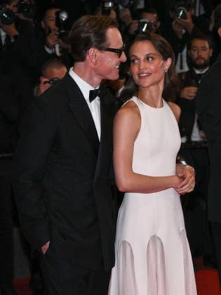 IPA84804014 - Cannes, 79th Cannes Film Festival 2026, Evening 6. Red Carpet film Hope Pictured: Alicia Vikander and Michael Fassbender.  Copyright: xAlbertoxTerenghix xPoolxPhotoxEventsx07x 84804014