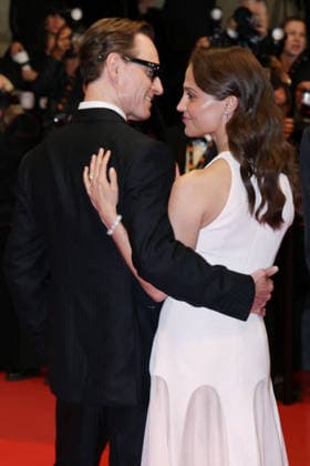 Cannes - Hope Red Carpet JD Michael Fassbender and Alicia Vikander arrive for the screening of the film Hope during the 79th annual Cannes Film Festival at Palais des Festivals on May 17, 2026 in Cannes, France. Photo by Jerome Domine ABACAPRESS.COM Cannes France  Copyright: xDominexJerome ABACAx