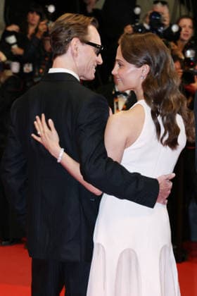 Cannes - Hope Red Carpet JD Michael Fassbender and Alicia Vikander arrive for the screening of the film Hope during the 79th annual Cannes Film Festival at Palais des Festivals on May 17, 2026 in Cannes, France. Photo by Jerome Domine ABACAPRESS.COM Cannes France  Copyright: xDominexJerome ABACAx