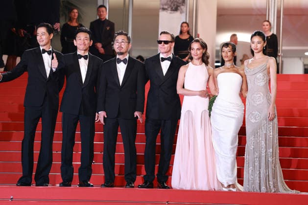 Cannes - Hope Red Carpet JD Go Soo, Hwang Jeong-min, Na Hong-jin, Michael Fassbender, Alicia Vikander, Taylor Russell and Hoyeon arrive for the screening of the film Hope during the 79th annual Cannes Film Festival at Palais des Festivals on May 17, 2026 in Cannes, France. Photo by Jerome Domine ABACAPRESS.COM Cannes France  Copyright: xDominexJerome ABACAx