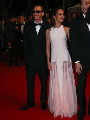 IPA84802232 - Cannes, 79th Cannes Film Festival 2026, Evening 6. Red Carpet film Hope Pictured: Alicia Vikander and Michael Fassbender.  Copyright: xAlbertoxTerenghix xPoolxPhotoxEventsx07x 84802232