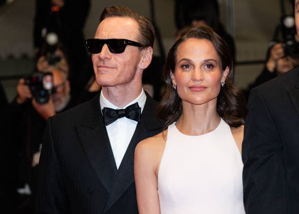 79ème Festival International du Film de Cannes Montée des marches du film Hope 79th International Cannes Film Festival Red Carpet with Hope cast 456273 2026 05 17 Vikander, Alicia Fassbender, Michael  Copyright: xIvankaxVoisinx xStarfacex STAR_456273_009