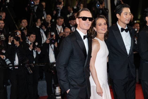79ème Festival International du Film de Cannes Montée des marches du film Hope 79th International Cannes Film Festival Red Carpet with Hope cast 456273 2026 05 17 Vikander, Alicia Fassbender, Michael  Copyright: xIvankaxVoisinx xStarfacex STAR_456273_012
