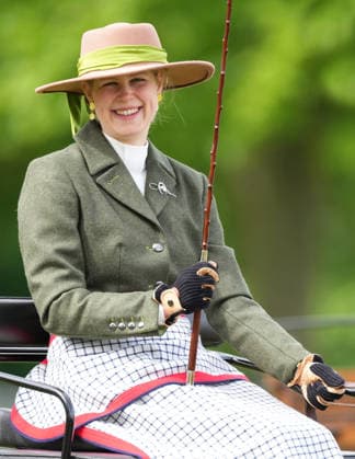 Royal Windsor Horse Show Day Four The Duchess of Edinburgh and Lady Louise Windsor take ˜part in the Pol Roger Meet of the British Driving Society carriage driving parade on day four of Royal Windsor Horse Show, at Windsor Great Park, Windsor, Berkshire, UK, on the 17th May 2026. Picture by James Whatling Windsor Windsor Great Park Berkshire United Kingdom  WHA-0822