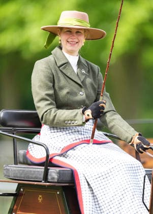 Royal Windsor Horse Show Day Four The Duchess of Edinburgh and Lady Louise Windsor take ˜part in the Pol Roger Meet of the British Driving Society carriage driving parade on day four of Royal Windsor Horse Show, at Windsor Great Park, Windsor, Berkshire, UK, on the 17th May 2026. Picture by James Whatling Windsor Windsor Great Park Berkshire United Kingdom  WHA-0822