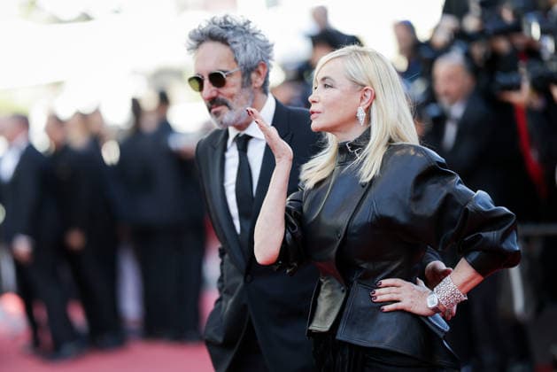 79ème Festival International du Film de Cannes Montee Garance 79th International Cannes Film Festival Red Carpet Garance with 456277 2026 05 17 Beart, Emmanuelle Chaudier, Frederic  Copyright: xLionelxGuericolas MPPx STAR_456277_123