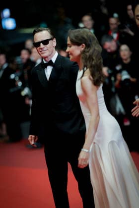 79ème Festival International du Film de Cannes Montée des marches du film Hope 79th International Cannes Film Festival Red Carpet with Hope cast 456279 2026 05 17 Vikander, Alicia Fassbender, Michael  Copyright: xLionelxGuericolas MPPx STAR_456279_012