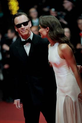79ème Festival International du Film de Cannes Montée des marches du film Hope 79th International Cannes Film Festival Red Carpet with Hope cast 456279 2026 05 17 Vikander, Alicia Fassbender, Michael  Copyright: xLionelxGuericolas MPPx STAR_456279_015