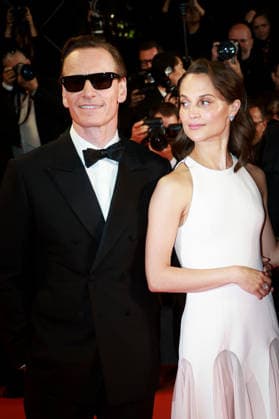 79ème Festival International du Film de Cannes Montée des marches du film Hope 79th International Cannes Film Festival Red Carpet with Hope cast 456279 2026 05 17 Vikander, Alicia Fassbender, Michael  Copyright: xLionelxGuericolas MPPx STAR_456279_026