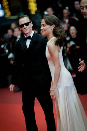 79ème Festival International du Film de Cannes Montée des marches du film Hope 79th International Cannes Film Festival Red Carpet with Hope cast 456279 2026 05 17 Vikander, Alicia Fassbender, Michael  Copyright: xLionelxGuericolas MPPx STAR_456279_013