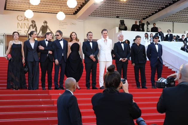 79th Cannes Film Festival Red carpet of the film Moulin Laszlo Nemes, Louis Bourgoin, Gilles Lellouche and Lars Eidinger 456275 2026 05 17 Cannes France  Copyright: xIsabellexVautierx xStarfacex STAR_456275_001