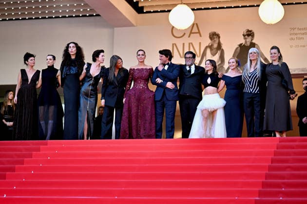 Cannes Garance red carpet. FC Sara-Jeanne Drillaud, Jehnny Beth, Raya Martigny, Sara Giraudeau, Jeanne Herry, Adèle Exarchopoulos, Hugo Selignac and Alain Attal attends the Garance screening during the 79th annual Cannes Film Festival at Palais des Festivals on May 17, 2026 in Cannes, France. Photo by Franck Castel ABACAPRESS.COM Cannes  Copyright: xCastelxFranck ABACAx