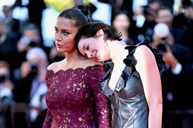 Cannes Garance red carpet. FC Adèle Exarchopoulos and Sara Giraudeau attends the Garance screening during the 79th annual Cannes Film Festival at Palais des Festivals on May 17, 2026 in Cannes, France. Photo by Franck Castel ABACAPRESS.COM Cannes  Copyright: xCastelxFranck ABACAx