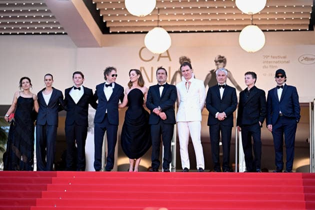 Cannes Garance red carpet. FC Max Warburton, László Nemes, Louise Bourgoin, Gilles Lellouche, Lars Eidinger, Alain Goldman, attends the Garance screening during the 79th annual Cannes Film Festival at Palais des Festivals on May 17, 2026 in Cannes, France. Photo by Franck Castel ABACAPRESS.COM Cannes  Copyright: xCastelxFranck ABACAx