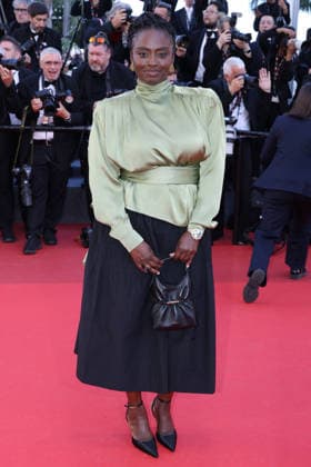 Cannes - Garance Red Carpet JD Aissa Maiga arrive for the screening of the film Garance during the 79th annual Cannes Film Festival at Palais des Festivals on May 17, 2026 in Cannes, France. Photo by Jerome Domine ABACAPRESS.COM Cannes France  Copyright: xDominexJerome ABACAx