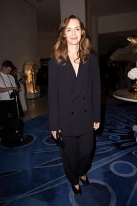 Cannes Louise Bourgoi exits Martinez MP Cannes, France- May 16: Louise Bourgoi arrives to Hotel Martinez during 79th Festival of Cannes, on May 16, 2026 in Cannes, France. Photo by Marco Piovanotto Abacapress.com Cannes France  Copyright: xPiovanottoxMarco ABACAx