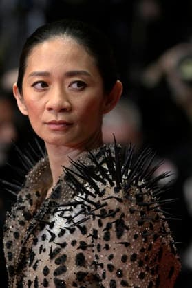 Chloe Zhao arrives at the Paper Tiger screening during the 79th annual Cannes Film Festival at Palais des Festivals on May 17, 2026 in Cannes, France.  CAN20260517727 RoccoxSpaziani