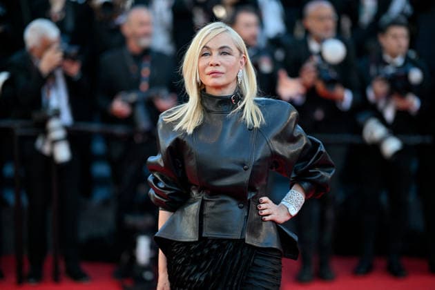 Cannes Garance Screening JR Emmanuelle Beart attending the screening of the movie Garance during 79th Cannes Film Festival in Cannes, France on May 17, 2026. Photo by Julien Reynaud APS-Medias ABACAPRESS.COM Cannes France  Copyright: xReynaudxJulien APS-Medias ABACAx