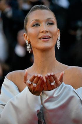 Cannes Garance Screening JR Bella Hadid attending the screening of the movie Garance during 79th Cannes Film Festival in Cannes, France on May 17, 2026. Photo by Julien Reynaud APS-Medias ABACAPRESS.COM Cannes France  Copyright: xReynaudxJulien APS-Medias ABACAx