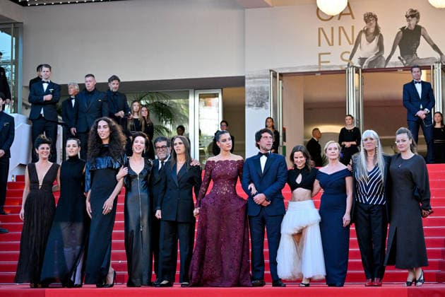 Cannes Garance Screening JR Sara-Jeanne Drillaud, Jehnny Beth, Raya Martigny, Sara Giraudeau, Alain Attal, Jeanne Herry, Adèle Exarchopoulos, Hugo Selignac, Mathilde Roehrich, Hélène Alexandridis, Brigitte Sy and Anne Suarez attending the screening of the movie Garance during 79th Cannes Film Festival in Cannes, France on May 17, 2026. Photo by Julien Reynaud APS-Medias ABACAPRESS.COM Cannes France  Copyright: xReynaudxJulien APS-Medias ABACAx