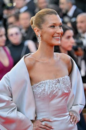 Cannes Garance Screening JR Bella Hadid attending the screening of the movie Garance during 79th Cannes Film Festival in Cannes, France on May 17, 2026. Photo by Julien Reynaud APS-Medias ABACAPRESS.COM Cannes France  Copyright: xReynaudxJulien APS-Medias ABACAx
