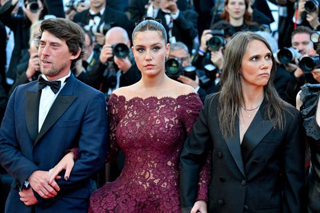 Cannes Garance Screening JR Hugo Selignac, Adele Exarchopoulos, Jeanne Herry attending the screening of the movie Garance during 79th Cannes Film Festival in Cannes, France on May 17, 2026. Photo by Julien Reynaud APS-Medias ABACAPRESS.COM Cannes France  Copyright: xReynaudxJulien APS-Medias ABACAx