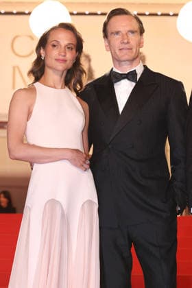 Cannes - Hope Red Carpet JD Michael Fassbender and Alicia Vikander leaving the screening of the film Hope during the 79th annual Cannes Film Festival at Palais des Festivals on May 17, 2026 in Cannes, France. Photo by Jerome Domine ABACAPRESS.COM Cannes France  Copyright: xDominexJerome ABACAx
