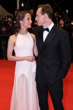 Cannes - Hope Red Carpet JD Michael Fassbender and Alicia Vikander leaving the screening of the film Hope during the 79th annual Cannes Film Festival at Palais des Festivals on May 17, 2026 in Cannes, France. Photo by Jerome Domine ABACAPRESS.COM Cannes France  Copyright: xDominexJerome ABACAx