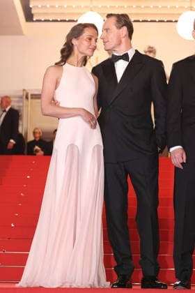 Cannes - Hope Red Carpet JD Michael Fassbender and Alicia Vikander leaving the screening of the film Hope during the 79th annual Cannes Film Festival at Palais des Festivals on May 17, 2026 in Cannes, France. Photo by Jerome Domine ABACAPRESS.COM Cannes France  Copyright: xDominexJerome ABACAx