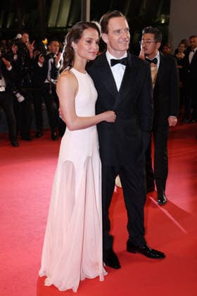 Cannes - Hope Red Carpet JD Michael Fassbender and Alicia Vikander leaving the screening of the film Hope during the 79th annual Cannes Film Festival at Palais des Festivals on May 17, 2026 in Cannes, France. Photo by Jerome Domine ABACAPRESS.COM Cannes France  Copyright: xDominexJerome ABACAx
