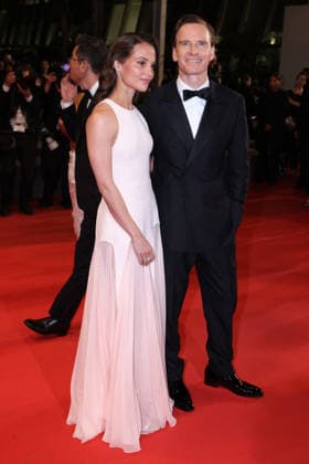 Cannes - Hope Red Carpet JD Michael Fassbender and Alicia Vikander leaving the screening of the film Hope during the 79th annual Cannes Film Festival at Palais des Festivals on May 17, 2026 in Cannes, France. Photo by Jerome Domine ABACAPRESS.COM Cannes France  Copyright: xDominexJerome ABACAx