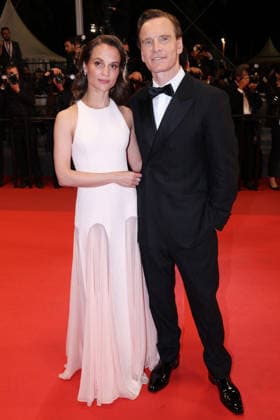 Cannes - Hope Red Carpet JD Michael Fassbender and Alicia Vikander leaving the screening of the film Hope during the 79th annual Cannes Film Festival at Palais des Festivals on May 17, 2026 in Cannes, France. Photo by Jerome Domine ABACAPRESS.COM Cannes France  Copyright: xDominexJerome ABACAx